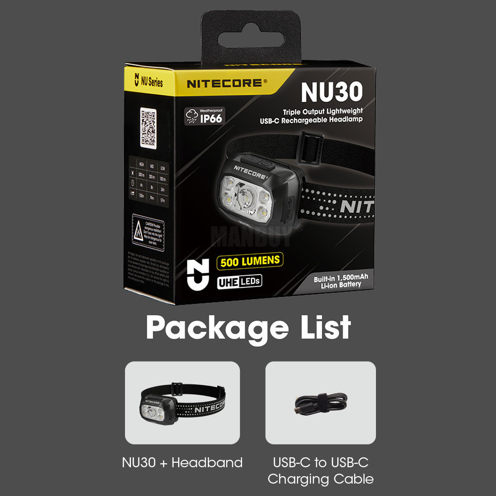 Оптовая продажа Nitecore NU30  – обзор и цена High And Running Gear
